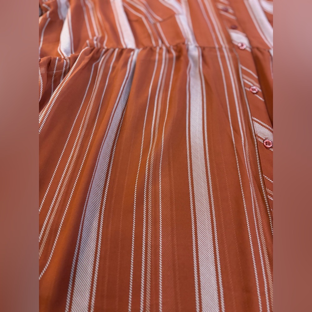 Torrid Emma Babydoll Tunic Top Orange Size 5x - Picture 11 of 11